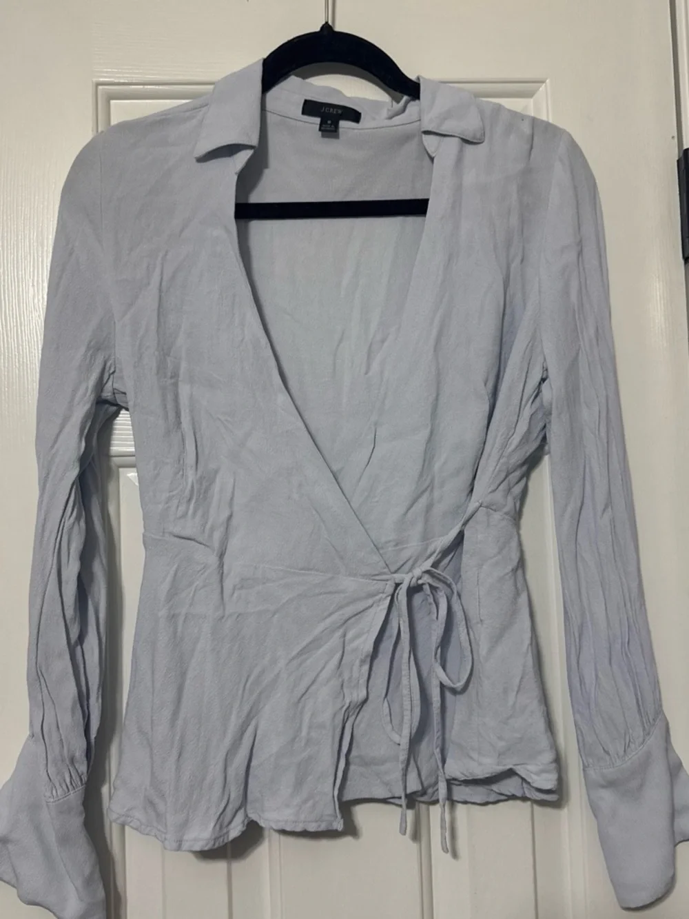 J Crew wrap blouse
